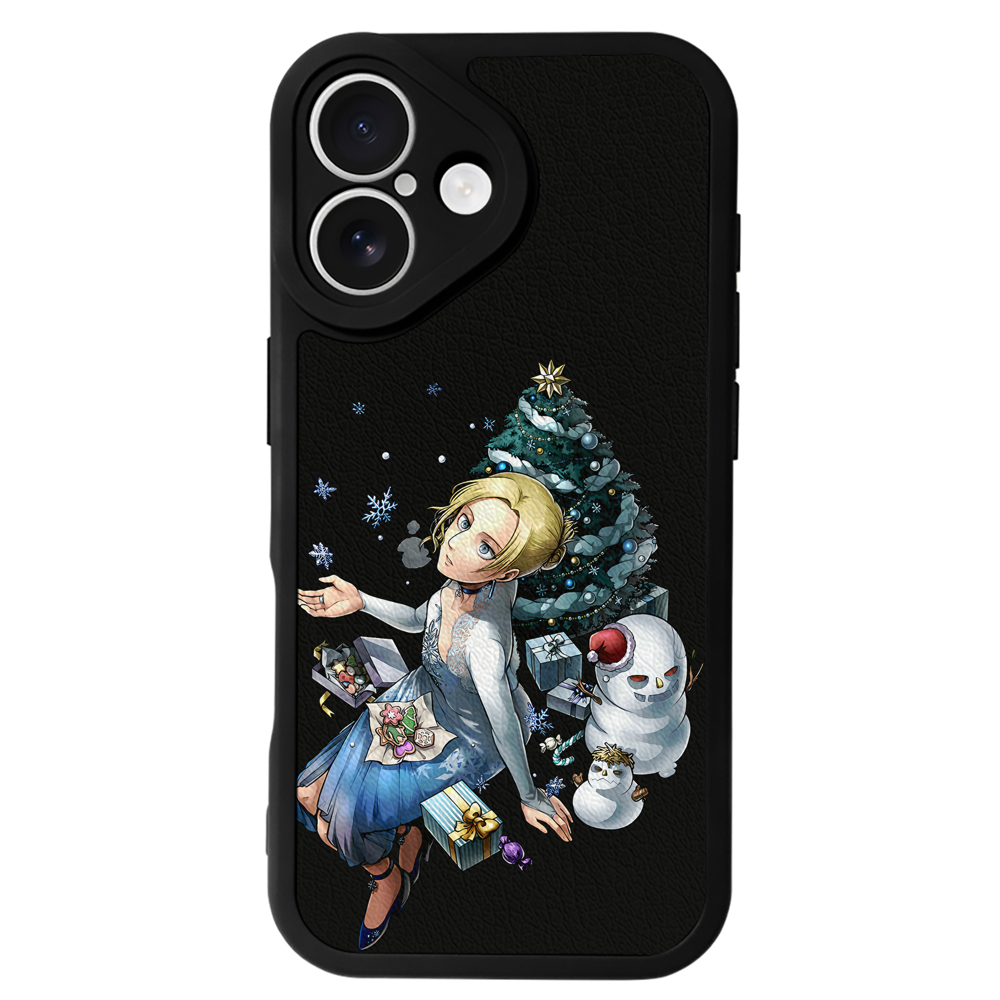 （画像用） 進撃の巨人 アニ・レオンハート Attack on Titan Annie Leonhart 【iPhone 16シリーズ対応】シリコンスマホケース（レザー調） 材質：シリコン